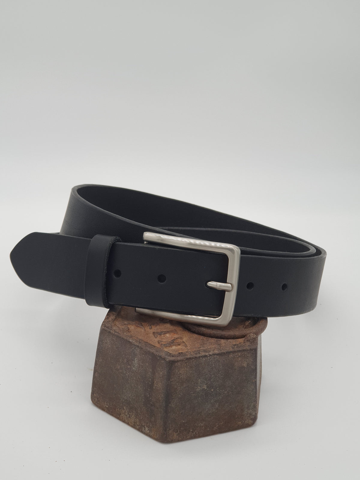 Ceinture en cuir pleine fleur - DOMESSY
