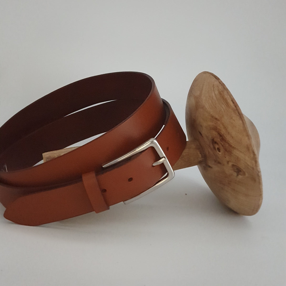 Ceinture en cuir pleine fleur - DOMESSY