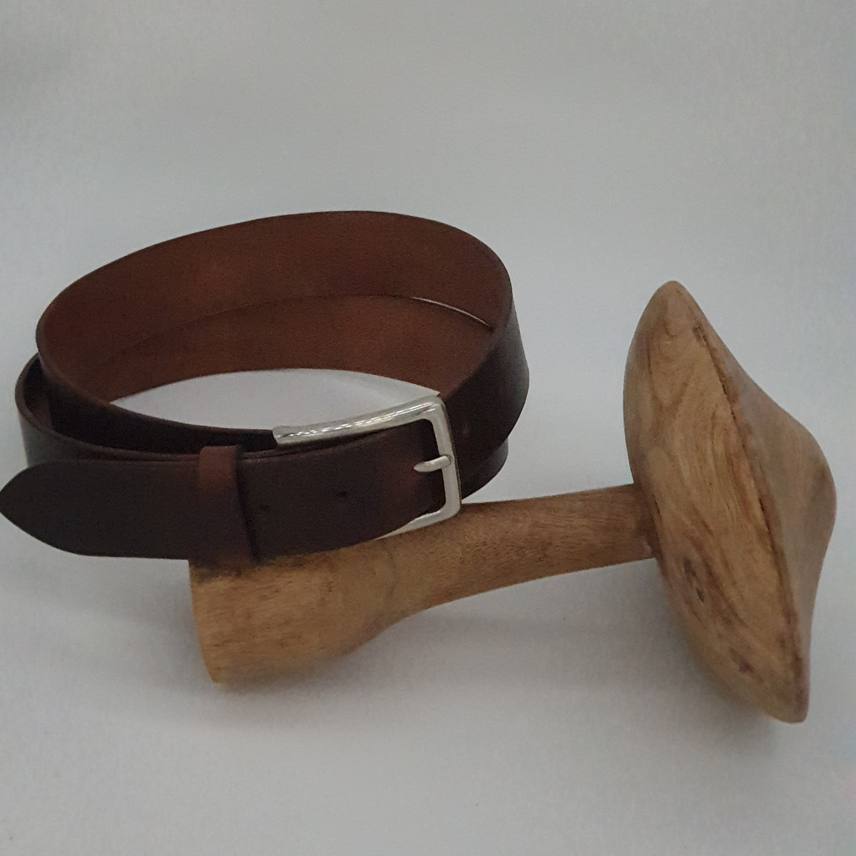 Ceinture en cuir pleine fleur - DOMESSY