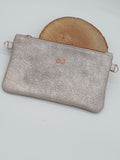 Pochette en cuir cuir pleine fleur - MONA festive
