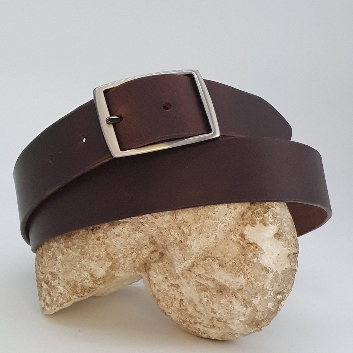 Ceinture Française Cuir Pleine Fleur Bozel Ebene