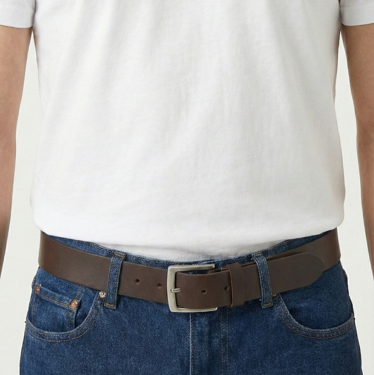 Ceinture Française Cuir Pleine Fleur Belcodon