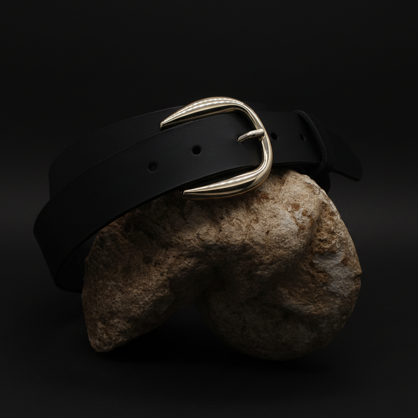 Ceinture en cuir pleine fleur - LANRIAC