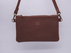 Pochette en cuir pleine fleur - MONA Tradition