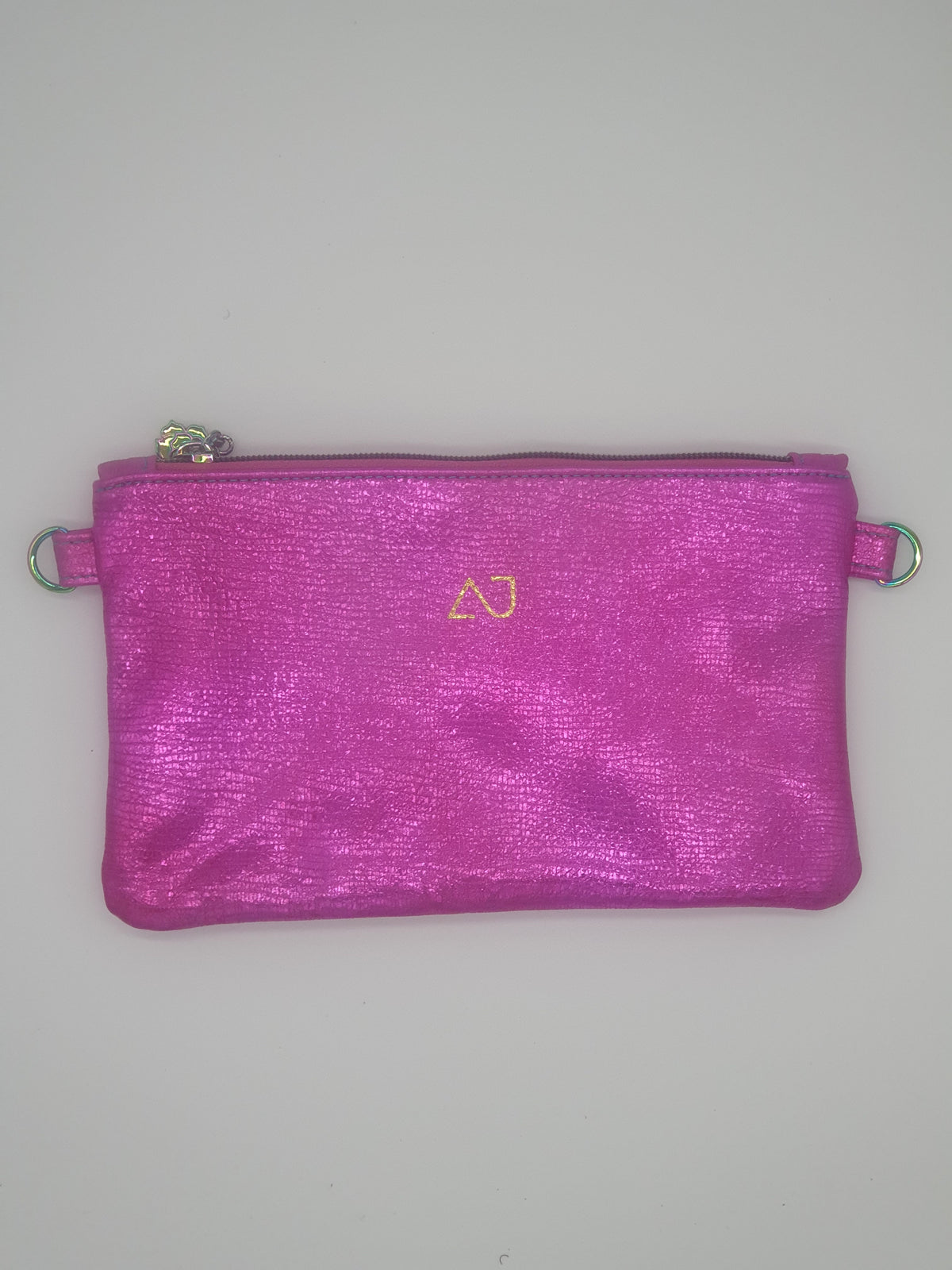 Pochette en cuir cuir pleine fleur - MONA festive