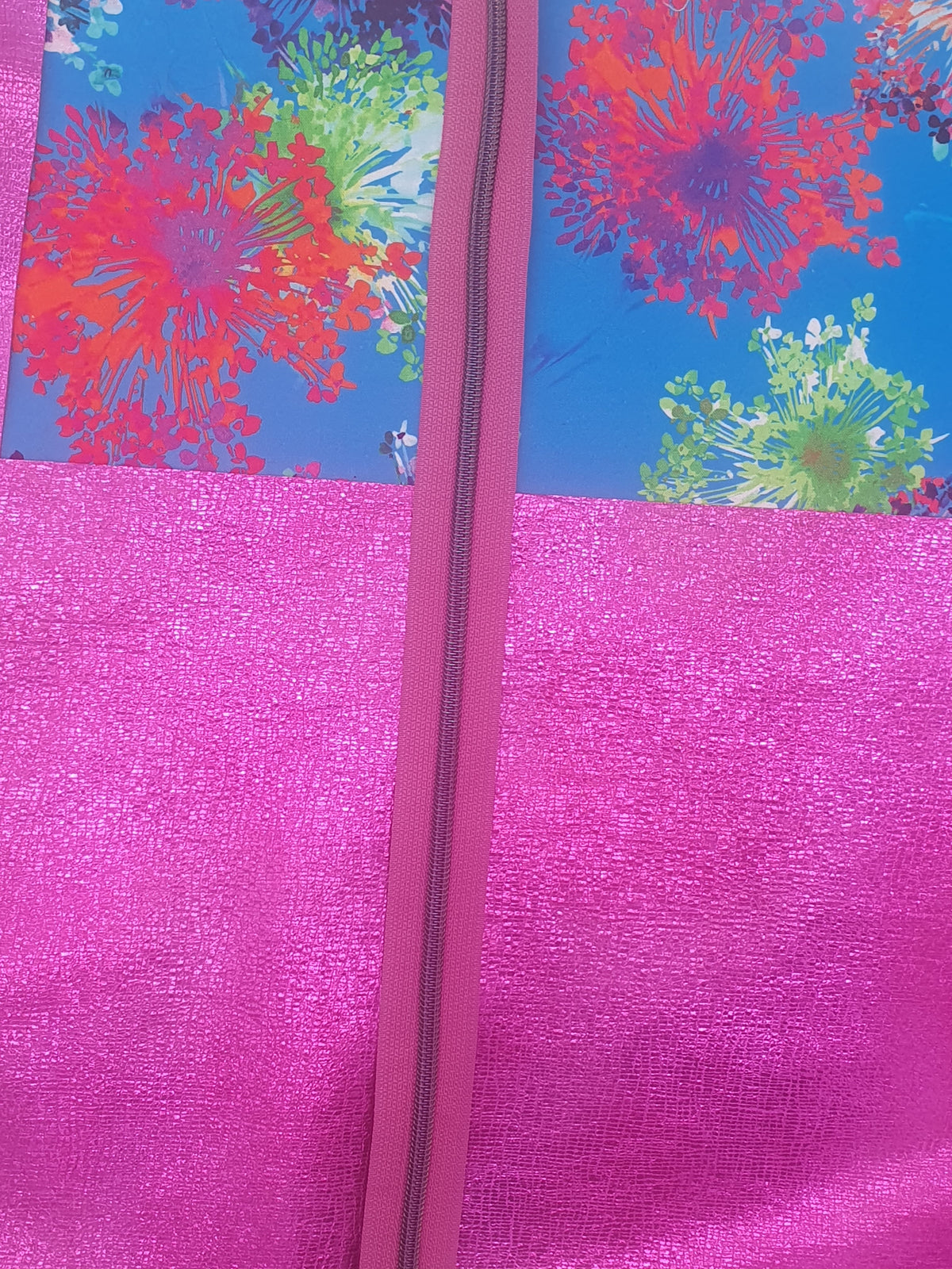 Pochette en cuir cuir pleine fleur - MONA festive